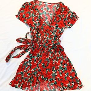 Zara wrap dress